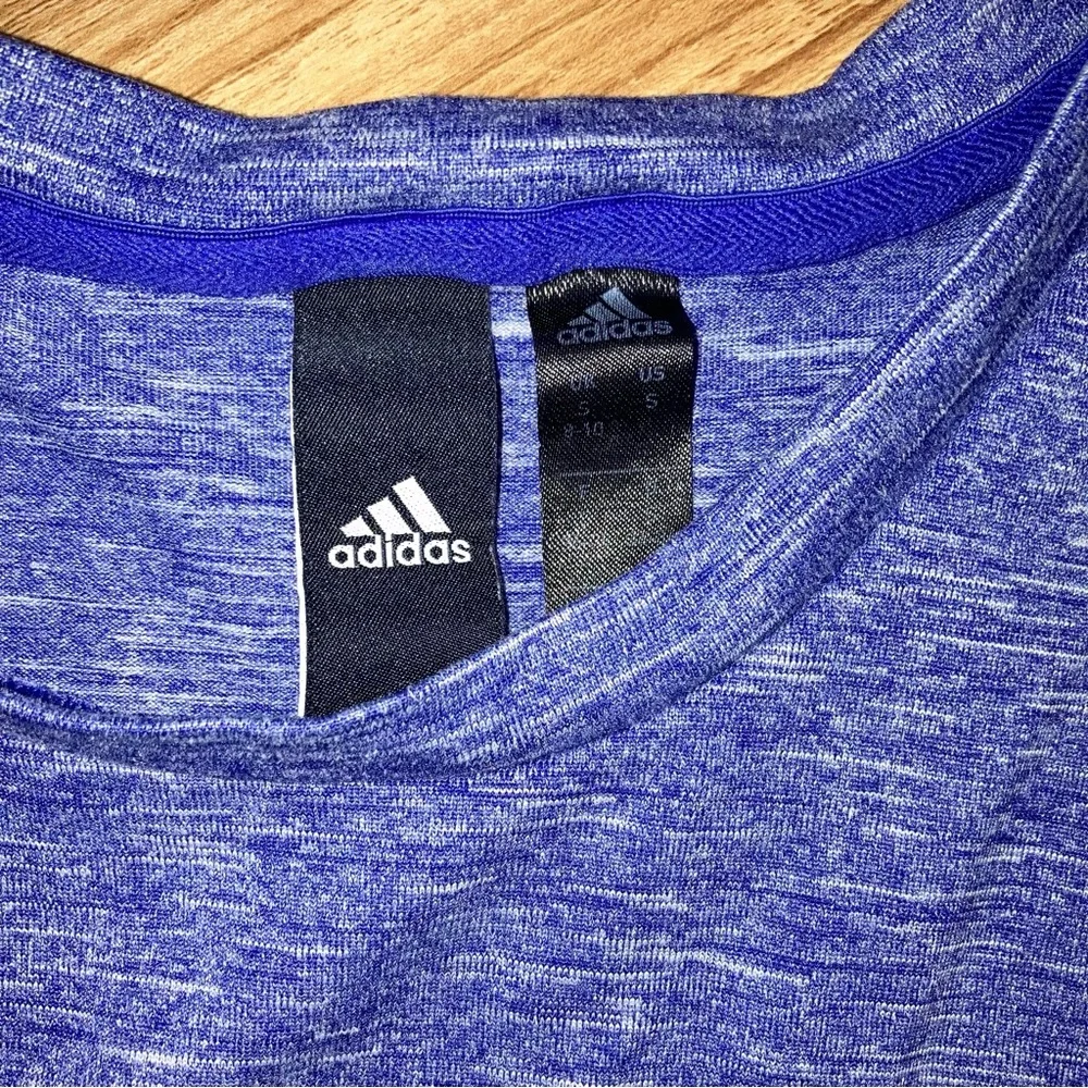 Adidas Purple High Neck Logo Muscle Tank - Picture 5 of 5